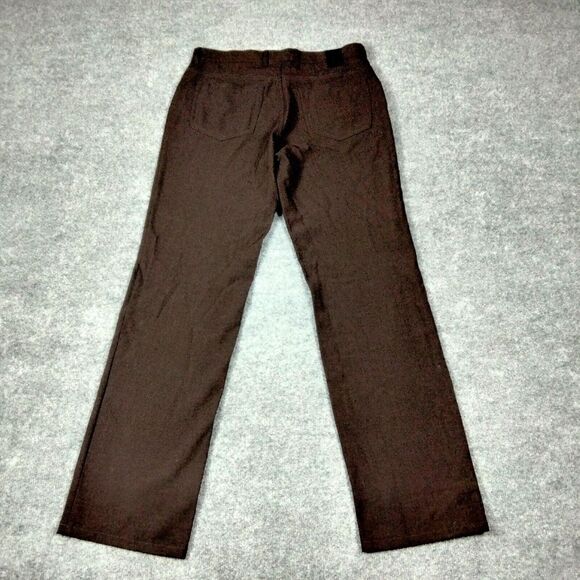 Alberto Tom Pants Mens Sz 33 Brown Golf Comfort Fit Ceramica Solid - Picture 7 of 16